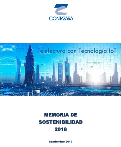 Memoria de Sostenibilidad CONTAZARA 2018.